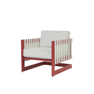 tavera club chair red