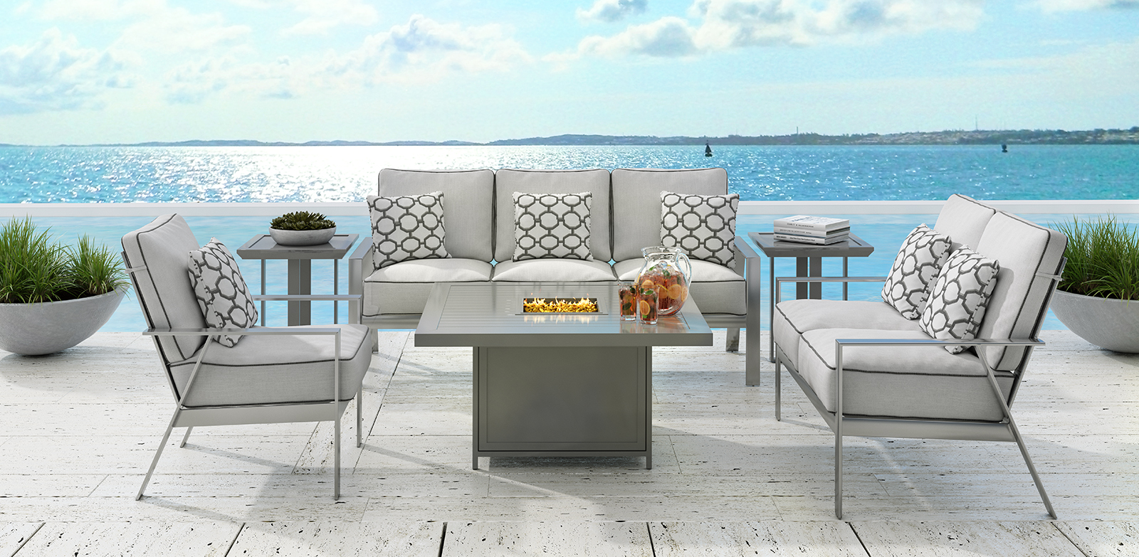 Trento island living & patio Interior design trento